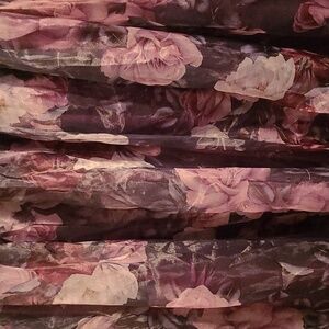 Lulu size large purple floral formal gown